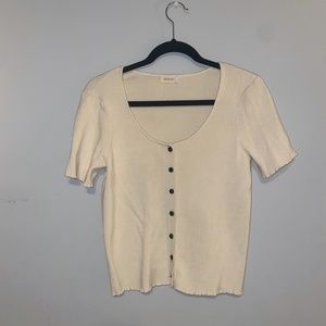 ROOLEE Cream Dainty Top